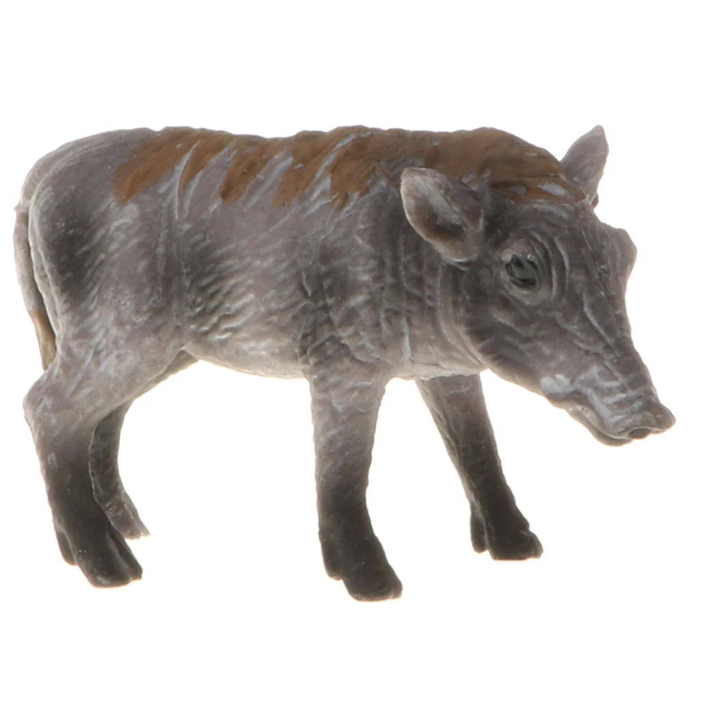 Plastic Realistic Wildlife Jungle Forest Animals Boar Action Figure Toys Playset, Eduactional Toys For Kids Toddler Collectibles
