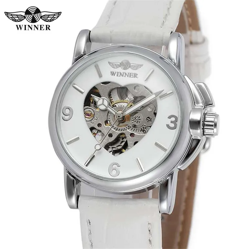 WINNER Women Watches Classic Heart Clock Female Top Brand Luxury Skeleton Clocks Automatic Mechanical Ladies Watch Gift 0297
WINNER Women Watches Classic Heart Clock Female Top Brand Luxury Skeleton Clocks Automatic Mechanical Ladies Watch Gift 0297