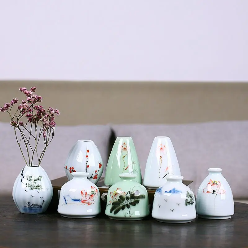 New classical hand-painted ceramic Small Flower Vase Creative celadon Classical Home decoration Dropshipping Available
New classical hand-painted ceramic Small Flower Vase Creative celadon Classical Home decoration Dropshipping Available