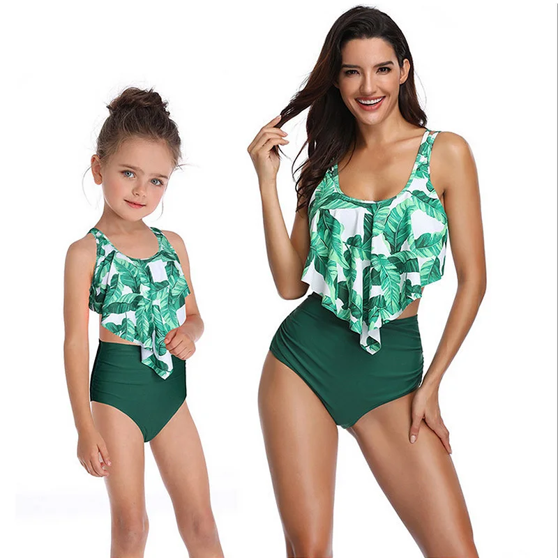 2019 New Parent-child Swimsuit Two-Piece Suits Mother Daughter Ruffle Bikini Swimwear Family Matching Bathing Swimsuit Clothes
2019 New Parent-child Swimsuit Two-Piece Suits Mother Daughter Ruffle Bikini Swimwear Family Matching Bathing Swimsuit Clothes