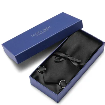 Brand New Male Tie Set Necktie Polyester Handmade Classic Dress Necktie Set Gift Box Packing Solid Black Free Shipping
Brand New Male Tie Set Necktie Polyester Handmade Classic Dress Necktie Set Gift Box Packing Solid Black Free Shipping