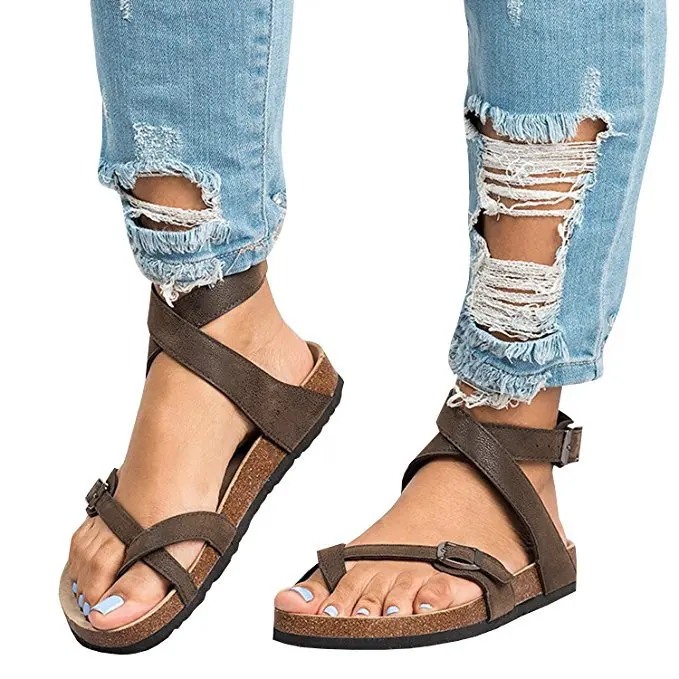 2019 Summer Women's Flat-bottomed Pedal Sandals Feminina Belt Buckle Shoes Female Comfort Roman Sandals Plus Size
2019 Summer Women's Flat-bottomed Pedal Sandals Feminina Belt Buckle Shoes Female Comfort Roman Sandals Plus Size