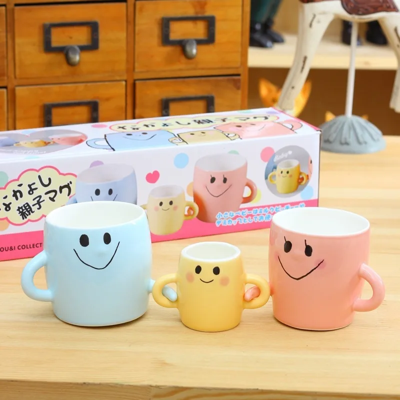 3 Pcs / Sets Family Parent-child Mugs Unique Shape Hand In Hand Coffee Milk Cup Caneca Tumbler Baby Groot Father Mother Children
3 Pcs / Sets Family Parent-child Mugs Unique Shape Hand In Hand Coffee Milk Cup Caneca Tumbler Baby Groot Father Mother Children