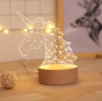 New 3D Unicorn Atmosphere Decorative Table Lamp With USB , And Home Festival Gift Night Light
New 3D Unicorn Atmosphere Decorative Table Lamp With USB , And Home Festival Gift Night Light