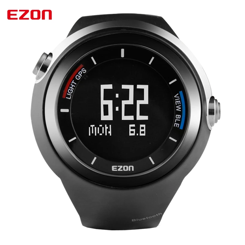 Image EZON G2 Smart Sports Outdoor Bluetooth GPS Watch GYM Running Jogging Fitness Calories Counter Digital Watch for IOS Android