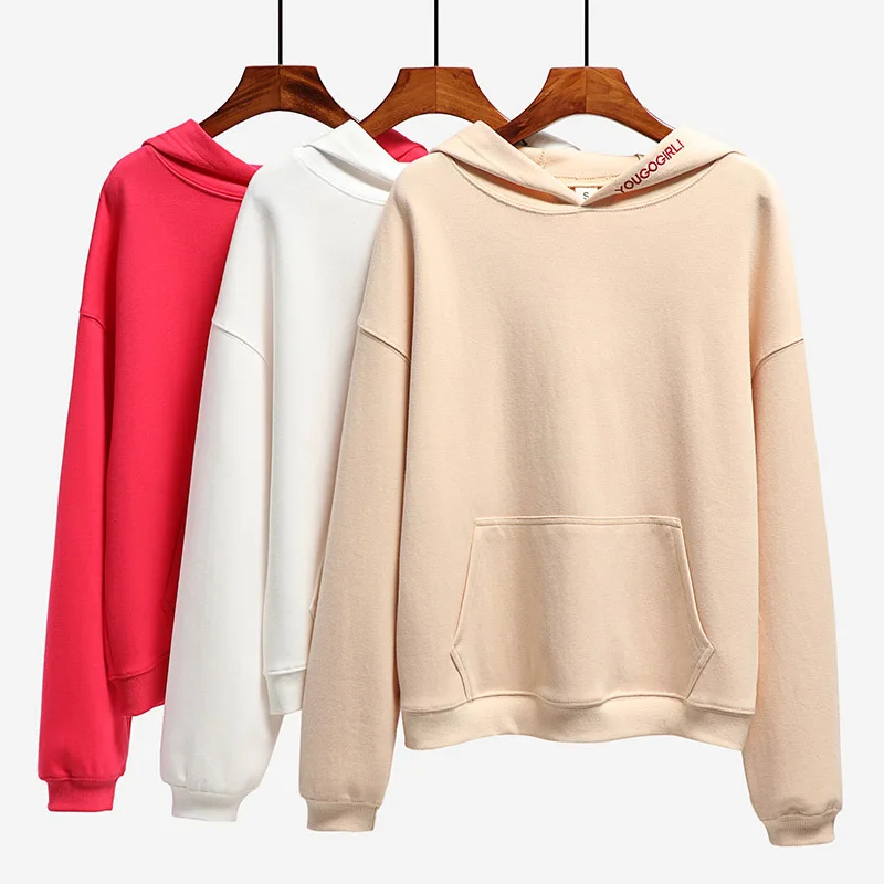 ZXQJ Autumn 2019 cotton pure color long sleeve hoodie loose large size sweatshirts women Korean Style casual oversized pullover
ZXQJ Autumn 2019 cotton pure color long sleeve hoodie loose large size sweatshirts women Korean Style casual oversized pullover