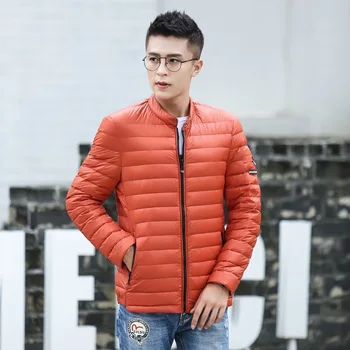 Winter New Men Warm Down Jackets Casual Light Thin Short Paragraph Coat Fashion Male Long Sleeve Outwear 90% White Duck Jacket
Winter New Men Warm Down Jackets Casual Light Thin Short Paragraph Coat Fashion Male Long Sleeve Outwear 90% White Duck Jacket