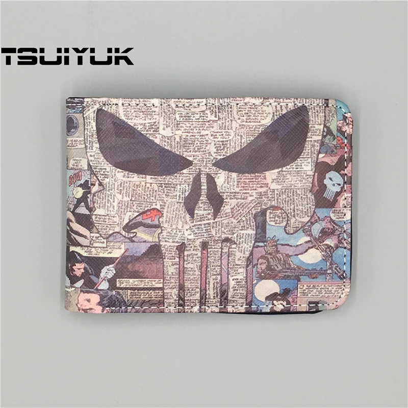 DC Marvel Comics The Punishes Walet Leather Purse portefeuille Famous Designer Cartoon Anime Dollar Price Bags Men Wallets
DC Marvel Comics The Punishes Walet Leather Purse portefeuille Famous Designer Cartoon Anime Dollar Price Bags Men Wallets
