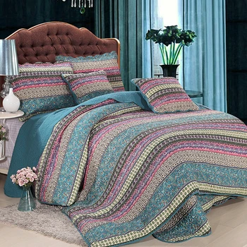 Handmade Bedding Set King Size luxury Striped Classical Cotton Quilted Bedspread Comforter Duvet Cover Set Printed Collection
Handmade Bedding Set King Size luxury Striped Classical Cotton Quilted Bedspread Comforter Duvet Cover Set Printed Collection