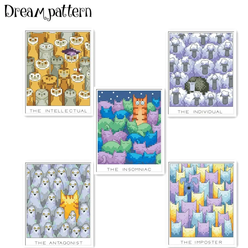 The imposter insomniac cross stitch package cartoon 18ct 14ct 11ct cloth cotton thread embroidery DIY handmade needlework
The imposter insomniac cross stitch package cartoon 18ct 14ct 11ct cloth cotton thread embroidery DIY handmade needlework