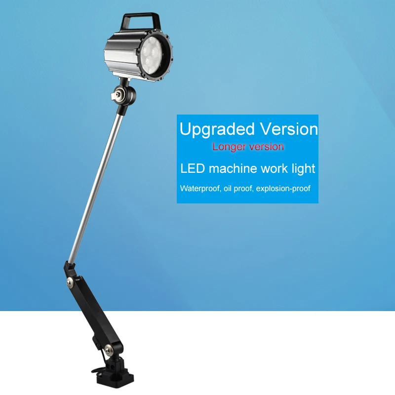 7W 12W 24V/220V Long Arm LED CNC Machine Lighting for Industrial Tools Explosion-proof Working Lamp Waterproof IP67 Folding Lamp
7W 12W 24V/220V Long Arm LED CNC Machine Lighting for Industrial Tools Explosion-proof Working Lamp Waterproof IP67 Folding Lamp