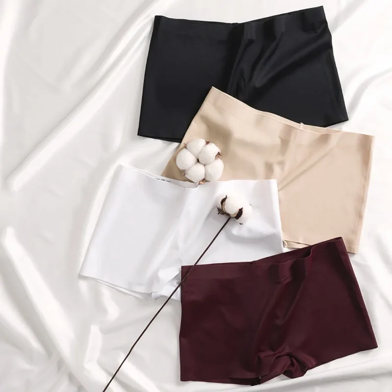 sexy panties Lingerie Women's panties Ice Silk Safety Shorts Invisible culotte femme Seamless Solid Boxer Briefs Underwear
sexy panties Lingerie Women's panties Ice Silk Safety Shorts Invisible culotte femme Seamless Solid Boxer Briefs Underwear