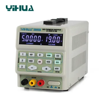 YIHUA 3005D DC Power Supply Digital program control 30V 5A Precise adjustment mobile phone signal test function DC Power Supply
YIHUA 3005D DC Power Supply Digital program control 30V 5A Precise adjustment mobile phone signal test function DC Power Supply
