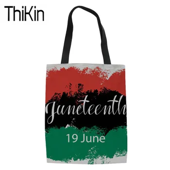 THIKIN Women Shopping Bags Juneteenth Day Printing Reusable Eco Bags Storage Ladies Heavy Duty Shoulder Shopper Bag for Females
THIKIN Women Shopping Bags Juneteenth Day Printing Reusable Eco Bags Storage Ladies Heavy Duty Shoulder Shopper Bag for Females