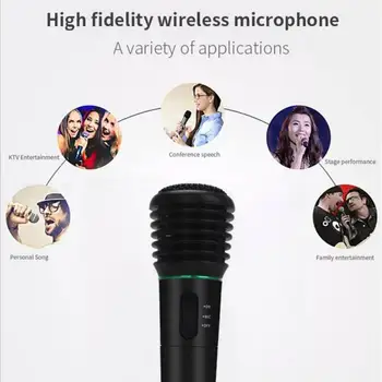 1/Set Wired/Wireless Dynamic Microphone Handheld Microphone Receiver Studio Mic Karaoke UHF Mic For KTV Speech Amplifier
1/Set Wired/Wireless Dynamic Microphone Handheld Microphone Receiver Studio Mic Karaoke UHF Mic For KTV Speech Amplifier