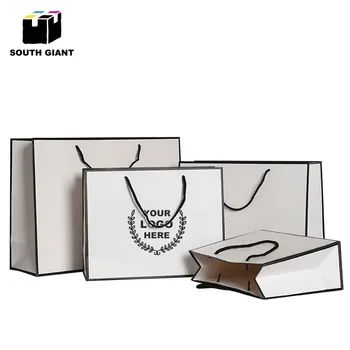 Custom Brand Name Paper Gift Shopping Bags with Handles 100pcs Durable Black White Wedding Decoration DIY White Paperboard Bags
Custom Brand Name Paper Gift Shopping Bags with Handles 100pcs Durable Black White Wedding Decoration DIY White Paperboard Bags