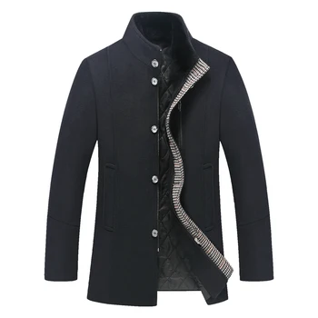 Casual Stand Collar Real Fur Collar Mens Wool Jackets And Coats Long Thick Wool Coat Winter Jacket Men
Casual Stand Collar Real Fur Collar Mens Wool Jackets And Coats Long Thick Wool Coat Winter Jacket Men