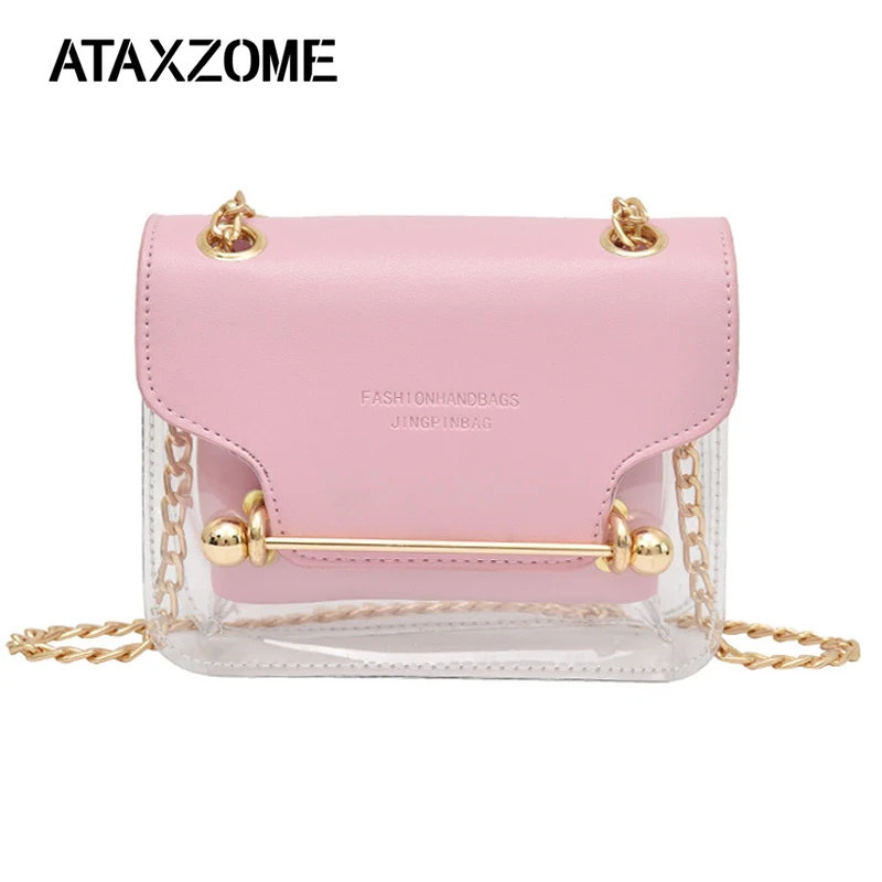 ATAXZOME Dropshipping Pink Color Chain Strap Flap Designer Messenger Bags Kawaii Mini Shoulder Bag Lucency Shell Clutch
ATAXZOME Dropshipping Pink Color Chain Strap Flap Designer Messenger Bags Kawaii Mini Shoulder Bag Lucency Shell Clutch