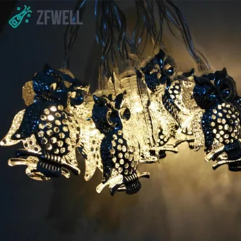 ZFWELL 1pcs/lot White light 10/20LED Halloween wrought iron owl party diy decorative string party bedroom room shower decoratio7
ZFWELL 1pcs/lot White light 10/20LED Halloween wrought iron owl party diy decorative string party bedroom room shower decoratio7