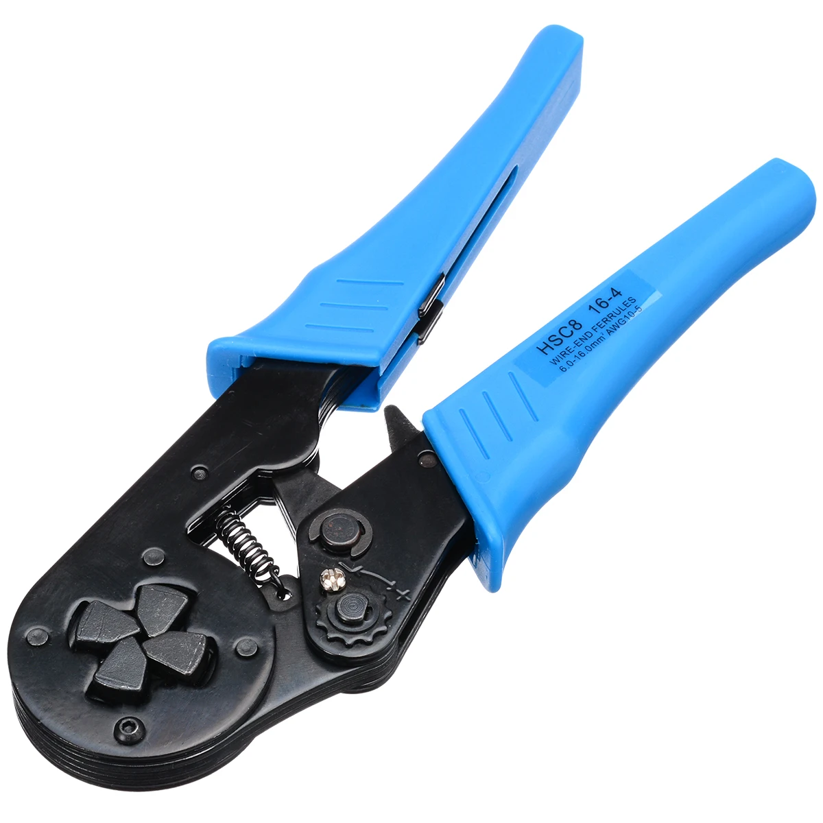 1Pcs HSC8 16-4 Self Adjusting Ratcheting Ferrule Crimper Plier 4-16 mm² AWG11-5