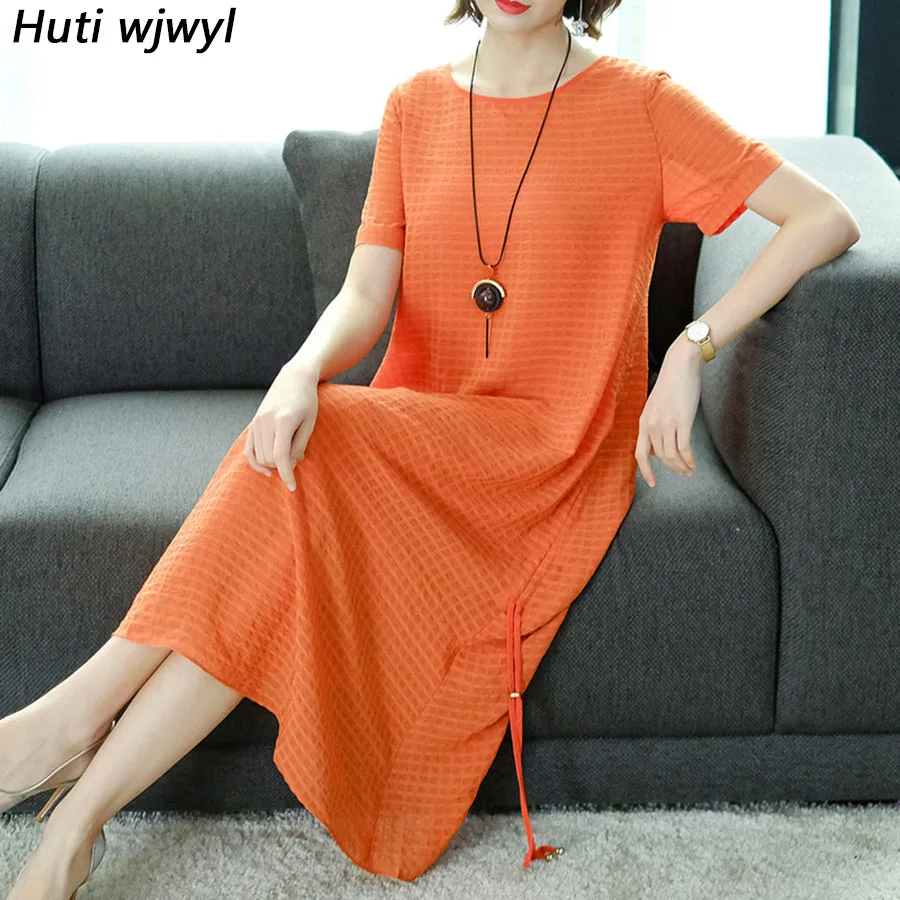 Summer New 3XL Plus Size Short Sleeve Elegant Boho Midi Sundress 2019 Korean Vintage Solid Loose Maxi Dress Women Party Vestidos
Summer New 3XL Plus Size Short Sleeve Elegant Boho Midi Sundress 2019 Korean Vintage Solid Loose Maxi Dress Women Party Vestidos