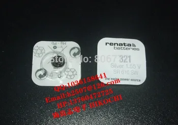 

RE NA TA silver oxide button battery SR616SW 321 6.8*1.6mm 14.5mah 1.55v