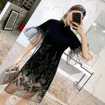 Wedding Party Dress Satin Embroidery Floral Gown Robe Fete Reformed Cheongsam Chinese Style Bridesmaid Dresses TS770
Wedding Party Dress Satin Embroidery Floral Gown Robe Fete Reformed Cheongsam Chinese Style Bridesmaid Dresses TS770