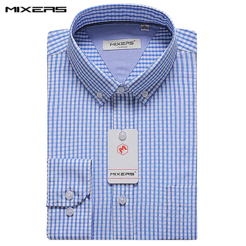 2018 Brand Men's High Quality Formal Dress Shirt Long Sleeve Luxury Plaid Casual Shirts Men Comfortable Blue Shirts Men Clothes
2018 Brand Men's High Quality Formal Dress Shirt Long Sleeve Luxury Plaid Casual Shirts Men Comfortable Blue Shirts Men Clothes