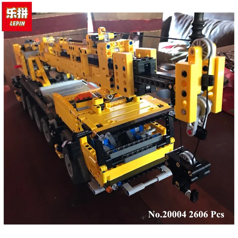 IN STOCK 2606pcs LEPIN 20004 Motor power mobile crane MK Model Building blocks Bricks 42009
IN STOCK 2606pcs LEPIN 20004 Motor power mobile crane MK Model Building blocks Bricks 42009