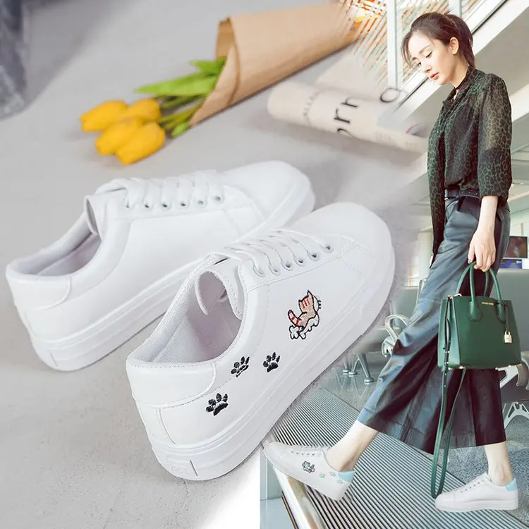 Women Fashion Sneakers Spring 2019 New Baitao Fashion Superhot Leisure Shoes Summer Women's Shoes Small White Shoes
Women Fashion Sneakers Spring 2019 New Baitao Fashion Superhot Leisure Shoes Summer Women's Shoes Small White Shoes