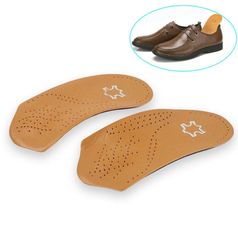 1 Pair Leather insole Half Shoe Pad Orthopedic Insoles 2.5cm Orthotic insoles Arch Support For Relaxed Walking
1 Pair Leather insole Half Shoe Pad Orthopedic Insoles 2.5cm Orthotic insoles Arch Support For Relaxed Walking