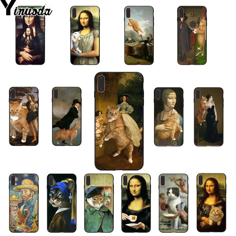 Yinuoda Funny Leonardo da Vinci Mona Lisa Pat Cat Art Coque Shell Phone Case for Apple iPhone 8 7 6 6S Plus X XS MAX 5 5S SE XR
Yinuoda Funny Leonardo da Vinci Mona Lisa Pat Cat Art Coque Shell Phone Case for Apple iPhone 8 7 6 6S Plus X XS MAX 5 5S SE XR
