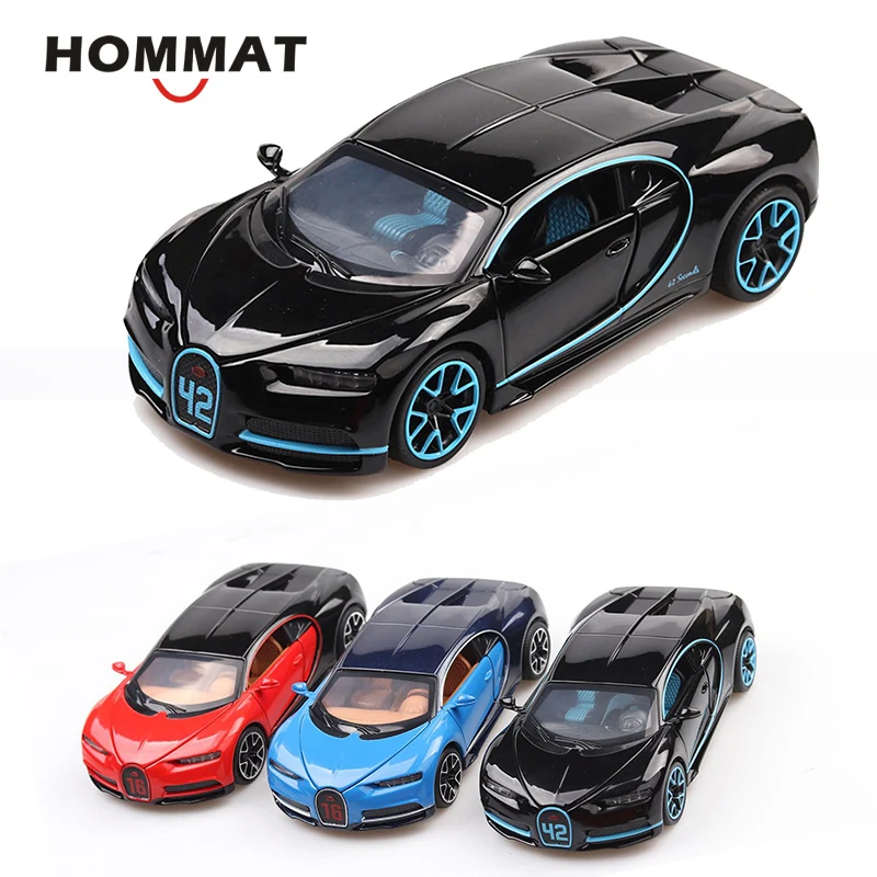 HOMMAT 1/32 Bugatti Chiron Super Sports Model Car Vehicle Alloy 1:32 Diecast Toy Models Gift Cars Toys For Children Kids | Игрушки и