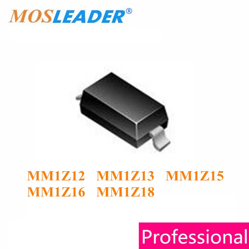 Mosleader SOD123 3000 шт. MM1Z12 12 В MM1Z13 13 в MM1Z15 15 MM1Z16 16 MM1Z18 18 MM1Z12V MM1Z13V MM1Z15V MM1Z16V MM1Z18V 1206 |