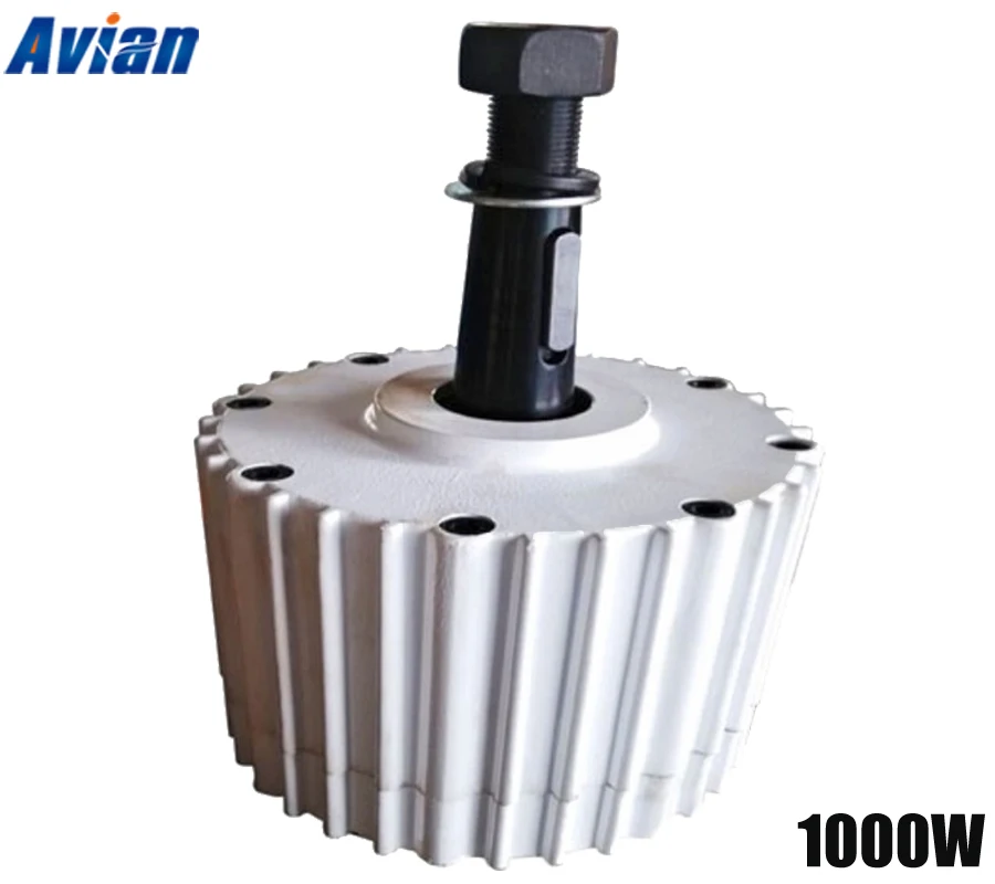 1000W 500RPM 48V Permanent Magnet Generator AC Alternator for Vertical or Horizontal Wind Turbine 1000W Wind Generator
1000W 500RPM 48V Permanent Magnet Generator AC Alternator for Vertical or Horizontal Wind Turbine 1000W Wind Generator