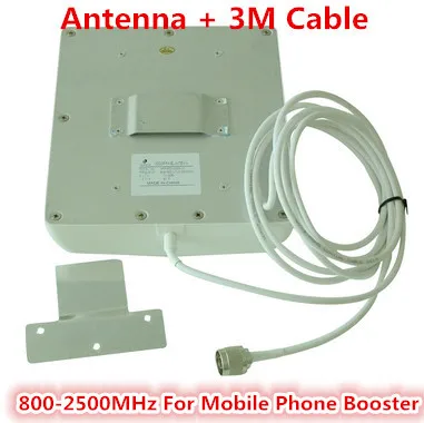 free shipping Indoor Dual Band GSM/3G Wall Panel Antenna 800-2500Mhz with 3 meters cable for Cell Phone Signal Booster Repeater
free shipping Indoor Dual Band GSM/3G Wall Panel Antenna 800-2500Mhz with 3 meters cable for Cell Phone Signal Booster Repeater