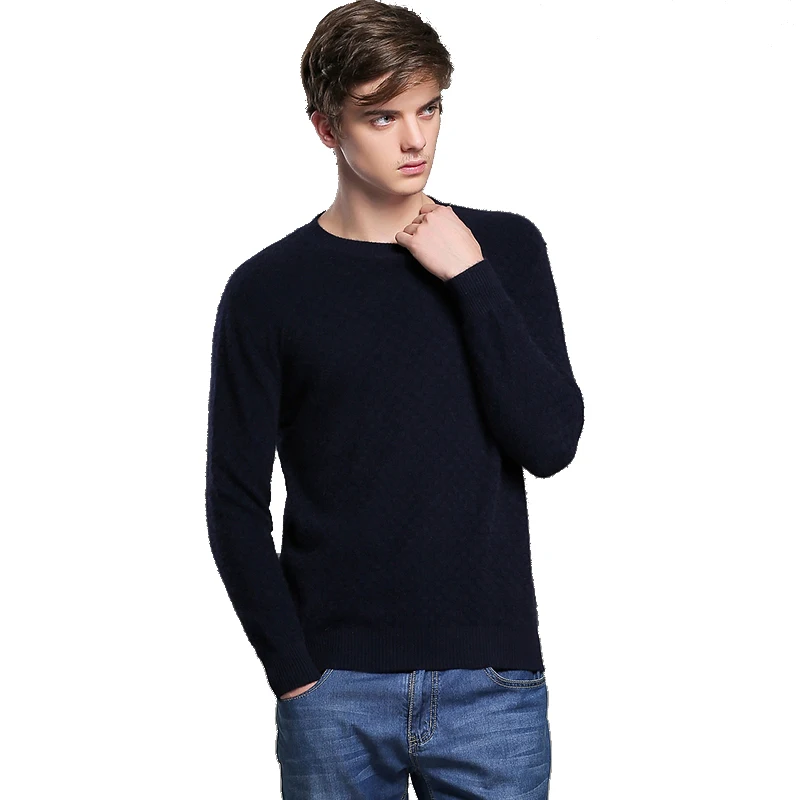 Man Brand Autumn Winter Comfortable Crew Neck Warm Knit Sweater Men Pullover Goat Cashmere Plus Size Pure Merino Wool Soli
Man Brand Autumn Winter Comfortable Crew Neck Warm Knit Sweater Men Pullover Goat Cashmere Plus Size Pure Merino Wool Soli