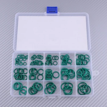 DWCX New 150pcs/Kit Green FKM Rubber Airtight O-Ring Gasket Seals Assortment 15 Sizes
DWCX New 150pcs/Kit Green FKM Rubber Airtight O-Ring Gasket Seals Assortment 15 Sizes