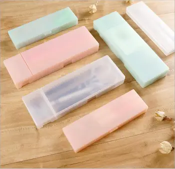 simple matte texture translucent pencil case plastics pen-box Desktop student pencil storage box
simple matte texture translucent pencil case plastics pen-box Desktop student pencil storage box
