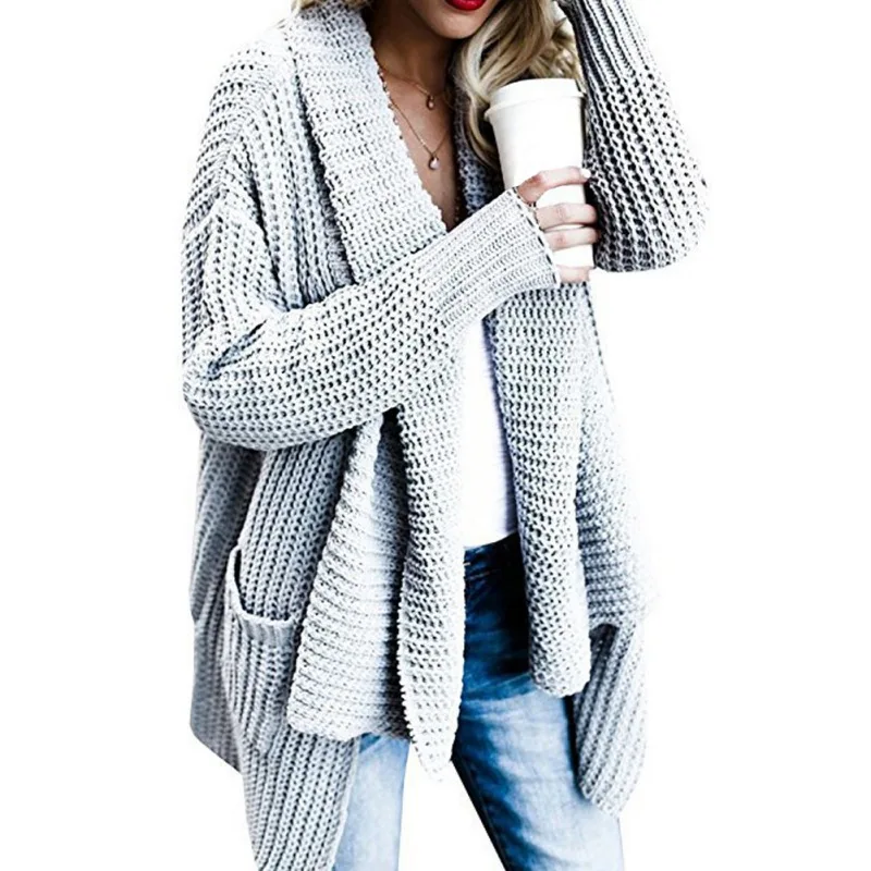 Fall 2018 Knitting Sweater Long Cardigan Long Sleeve Loose Knitted Jumper Women Plus Size Clothing Winter Tops Warm Coat
Fall 2018 Knitting Sweater Long Cardigan Long Sleeve Loose Knitted Jumper Women Plus Size Clothing Winter Tops Warm Coat