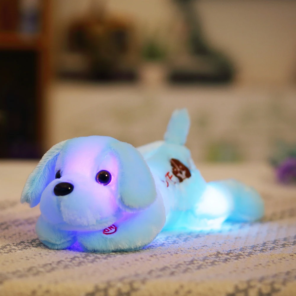 50cm Length LED Colorful Change Cute Dog Pillow Night Light LED Lovely Dog Soft Stuffed Plush Toys for Kids New Year Gift 2018
50cm Length LED Colorful Change Cute Dog Pillow Night Light LED Lovely Dog Soft Stuffed Plush Toys for Kids New Year Gift 2018