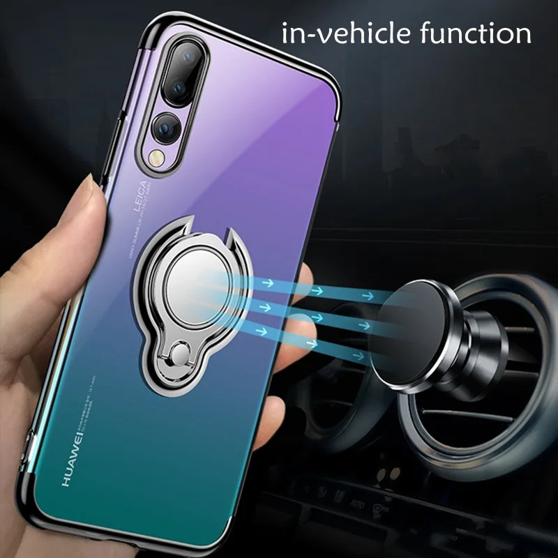 Soft Case For Huawei P10 P20 Lite Pro Mate 9 10 Clear Plating Metal Ring Stand Cover for Huawei Honor 9 V9 Mate 9 10 Coque Cases
Soft Case For Huawei P10 P20 Lite Pro Mate 9 10 Clear Plating Metal Ring Stand Cover for Huawei Honor 9 V9 Mate 9 10 Coque Cases
