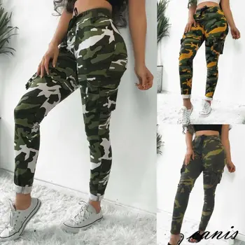 Women Camouflage Long Pants Camo Cargo Trousers Casual Summer Pants Military Army Combat Sports Fashion Clothes
Women Camouflage Long Pants Camo Cargo Trousers Casual Summer Pants Military Army Combat Sports Fashion Clothes