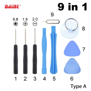 With 0.6 Y 9 in 1 Screwdriver Set Mobile phone Opening Tools For iPhone7/6/5/4 Dedicated Repair Tool 3000Set/lot
With 0.6 Y 9 in 1 Screwdriver Set Mobile phone Opening Tools For iPhone7/6/5/4 Dedicated Repair Tool 3000Set/lot