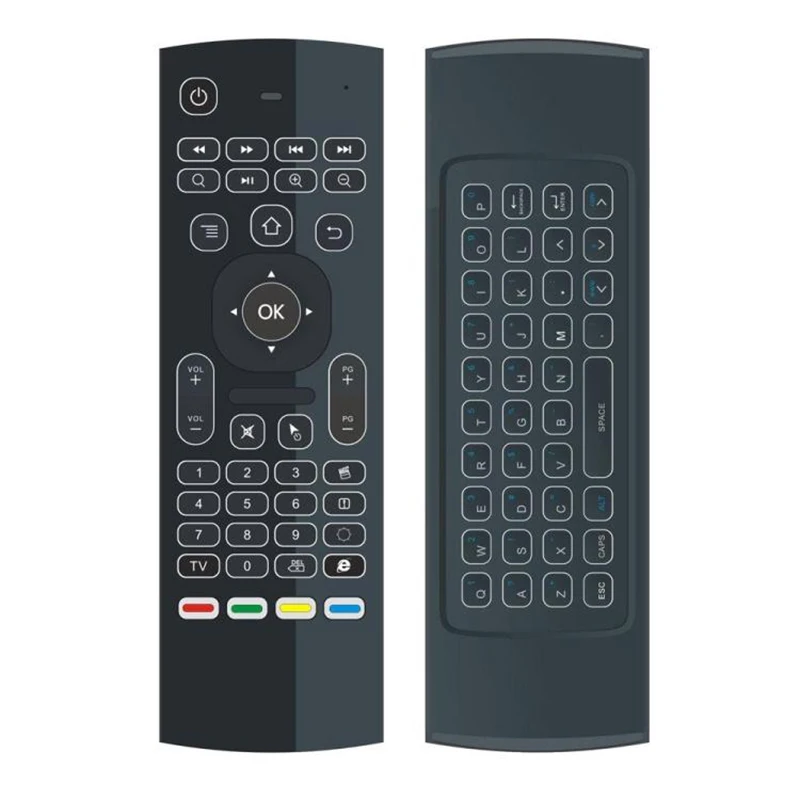 MX3 MX3-L Backlit Air Mouse T3 Smart Voice Remote Control 2.4G RF Wireless Keyboard For X96 tx3 mini A95X H96 pro Android TV Box
MX3 MX3-L Backlit Air Mouse T3 Smart Voice Remote Control 2.4G RF Wireless Keyboard For X96 tx3 mini A95X H96 pro Android TV Box