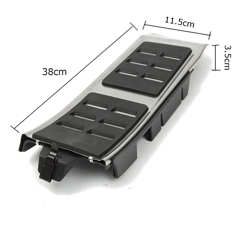 3pcs/set Car Foot Rest Fuel Brake Pedal Plate Cover Set For AUDI A4 S4 A5 A6 Q5 S5 A7