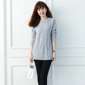 Autumn and winter female O-neck warm cashmere sweater pullover women's cashmere sweater and women's knitted thick wearable coat
Autumn and winter female O-neck warm cashmere sweater pullover women's cashmere sweater and women's knitted thick wearable coat