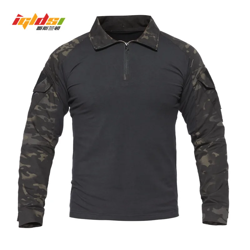 Camouflage Tactical t shirts Men Military Army Rip-stop SWAT Combat Shirts 2018 Spring Autumn Long Sleeve Airsoft Hunt Shirts
Camouflage Tactical t shirts Men Military Army Rip-stop SWAT Combat Shirts 2018 Spring Autumn Long Sleeve Airsoft Hunt Shirts