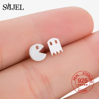 SMJEL 925 Sterling Silver Tiny Pac Man Stud Earrings Cute Game Ghost Animal Earrings for Women Kids Ear Jewelry Earrings
SMJEL 925 Sterling Silver Tiny Pac Man Stud Earrings Cute Game Ghost Animal Earrings for Women Kids Ear Jewelry Earrings