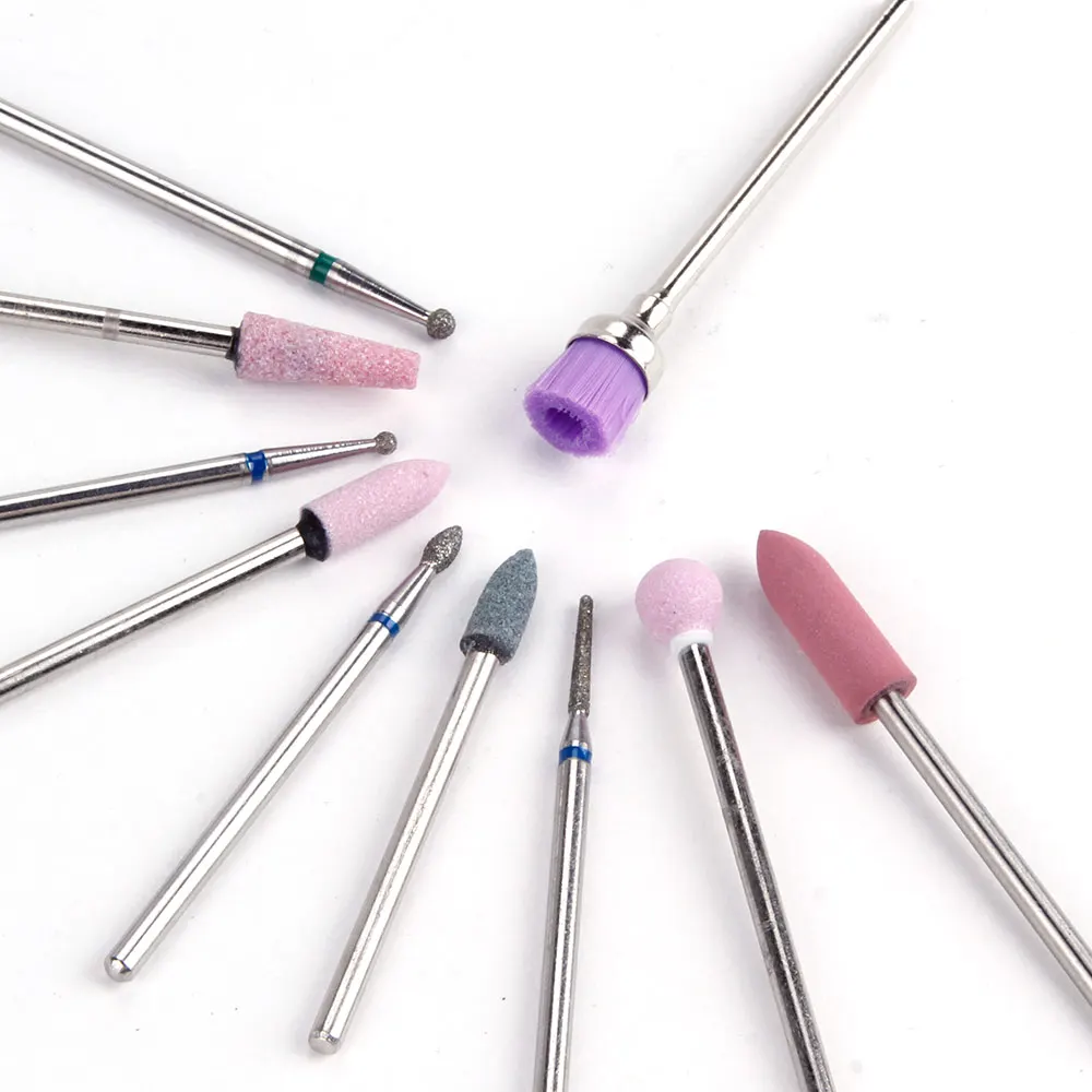 10pcs/set Diamond Nail Drill Bits Manicure Electric Machine Rotary Burrs Milling Cutter Nail File Tools Cuticle Accessory
10pcs/set Diamond Nail Drill Bits Manicure Electric Machine Rotary Burrs Milling Cutter Nail File Tools Cuticle Accessory